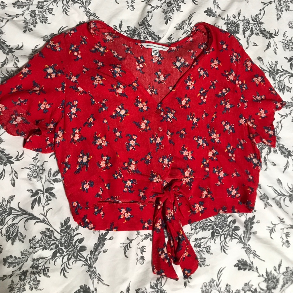 Floral crop top