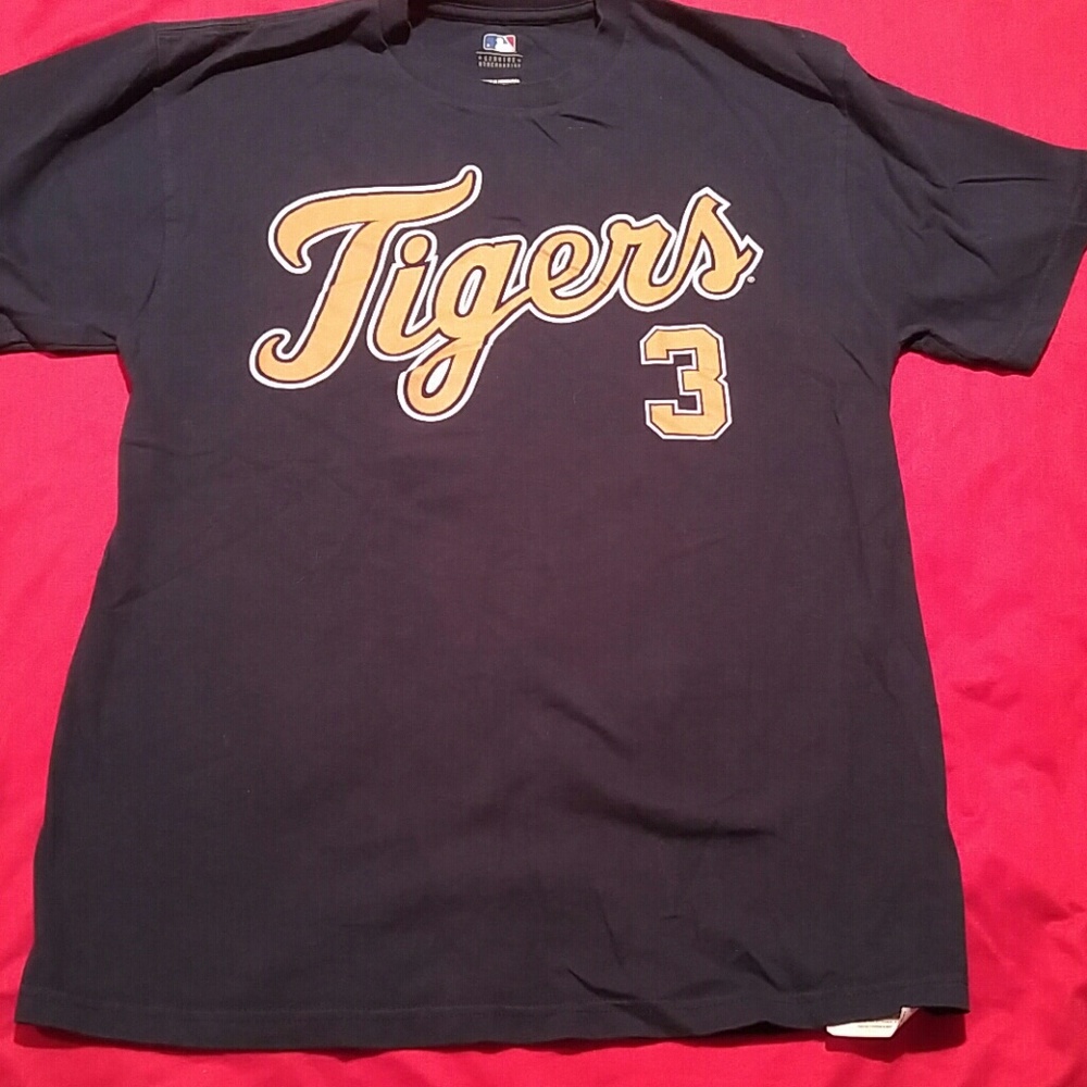 Men's Detroit Tiger T-Shirt Size M #3 Kinsler