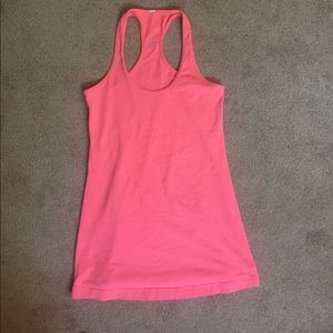 Fluorescent Pink Lululemon Tank