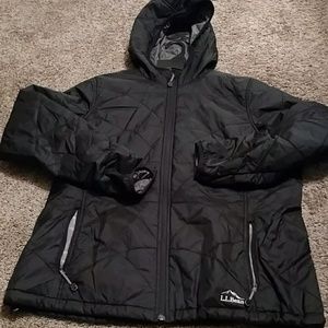 LL Bean Primaloft Packaway hooded jacket