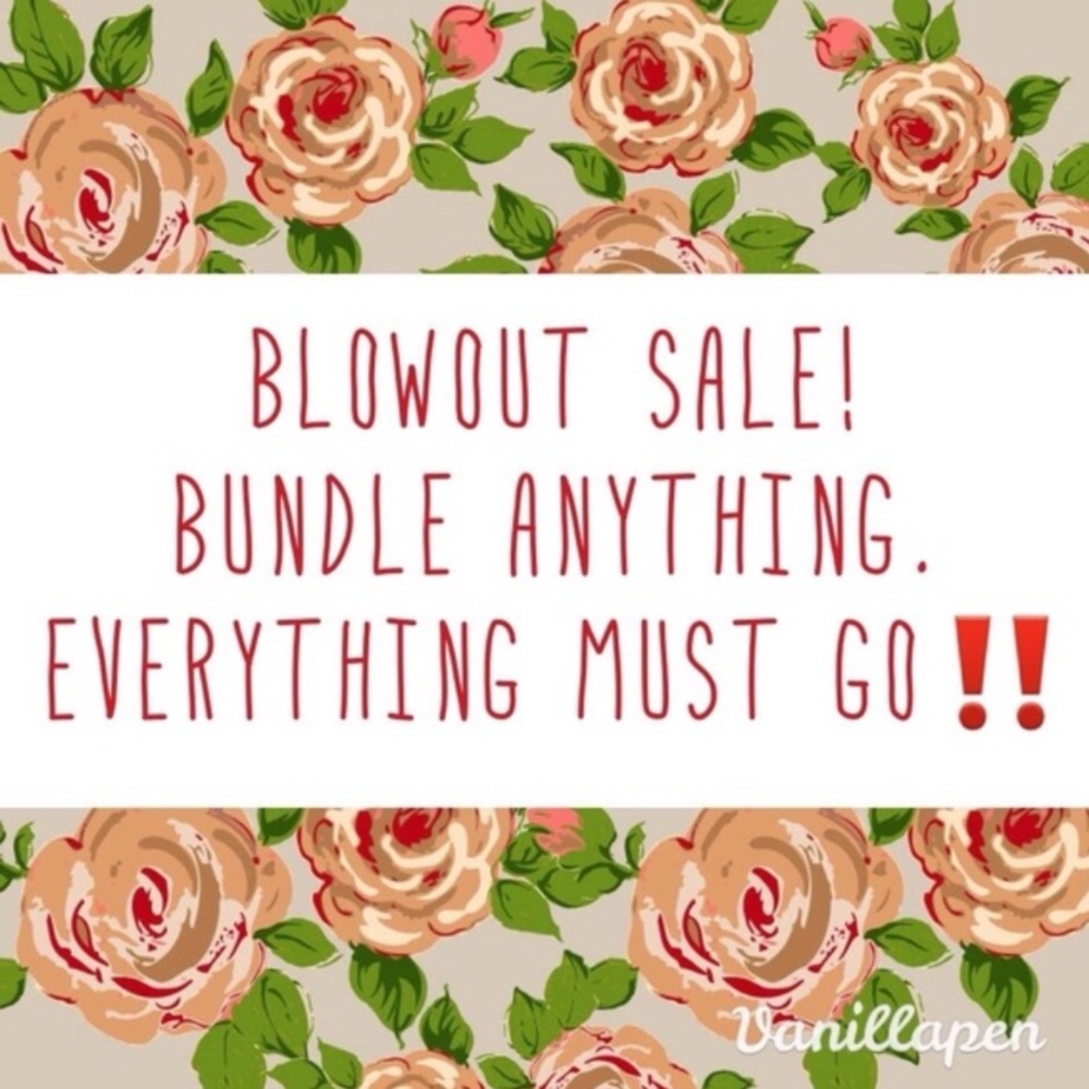 CLOSET CLEAN OUT.  EVERYTHING MUST GO!