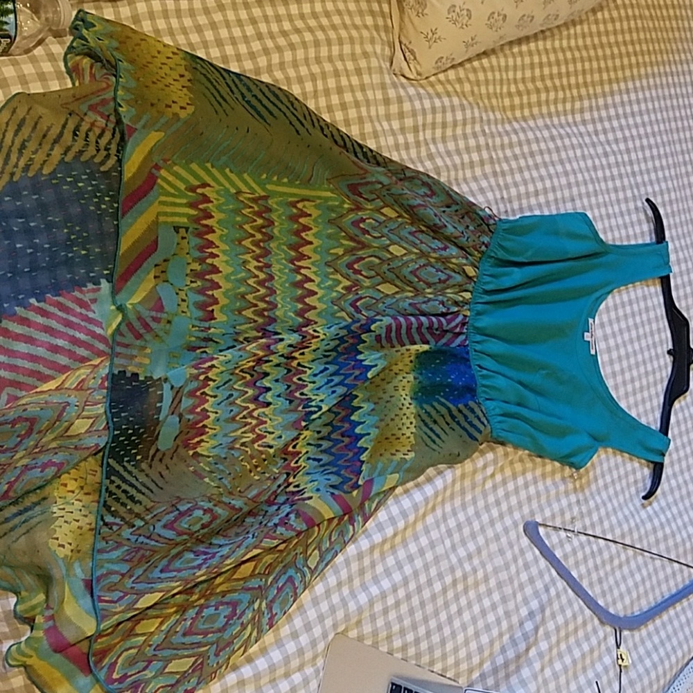 Peacock dress