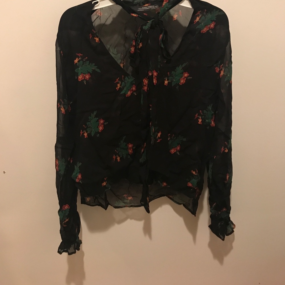 Zara floral top