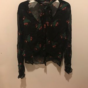 Zara floral top