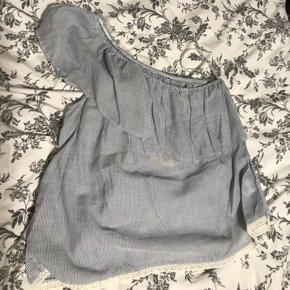 One shoulder blouse