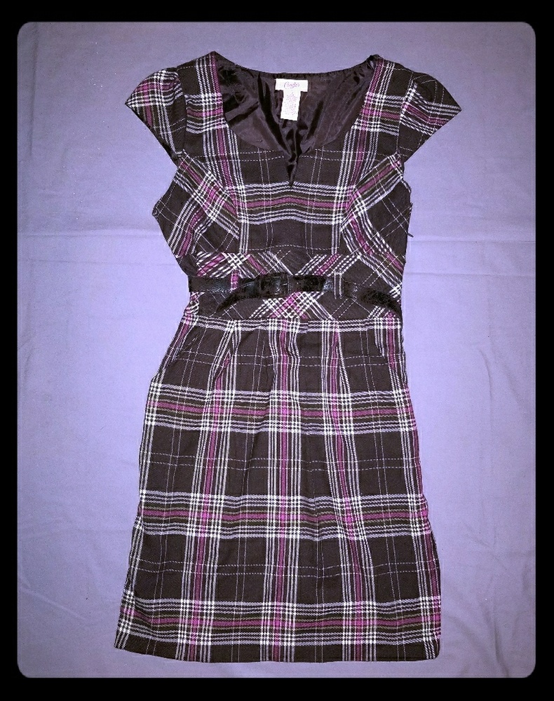 Candie's plaid dress [SZ-7]