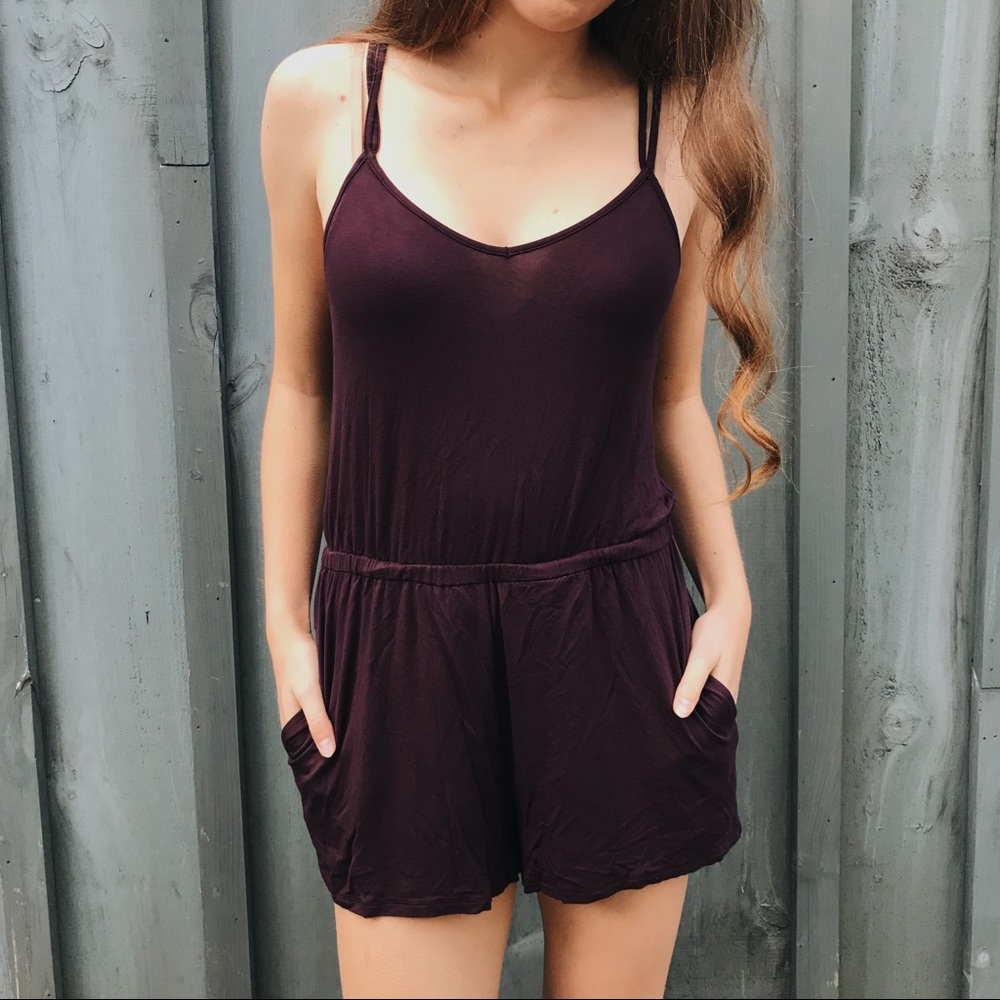 Dark purple American Eagle romper