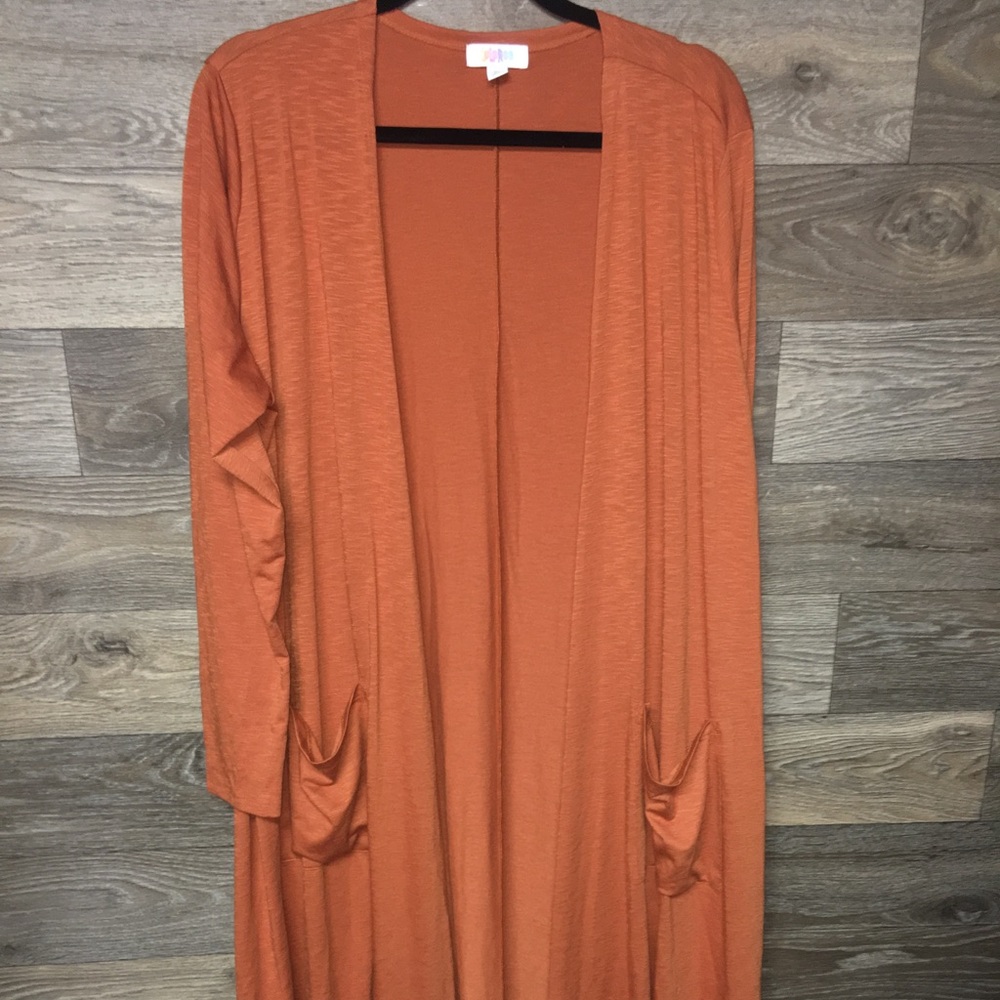 Burnt orange lularoe Sarah