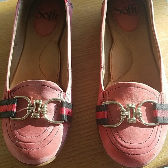 Sofft Shoes - Red suede flats