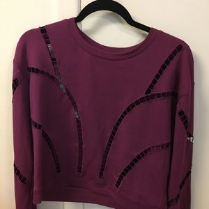Burgundy Tobi sized medium cut-out sweater