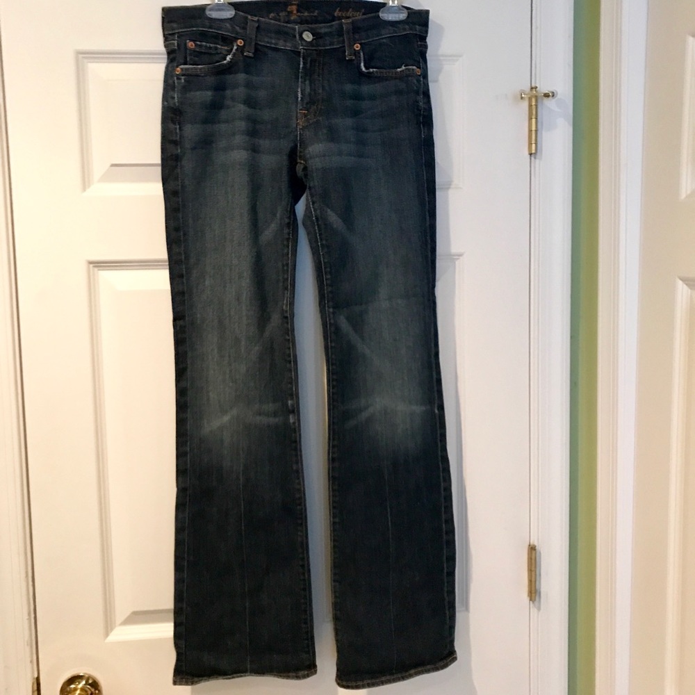 7 for all mankind bootcut jeans size 30
