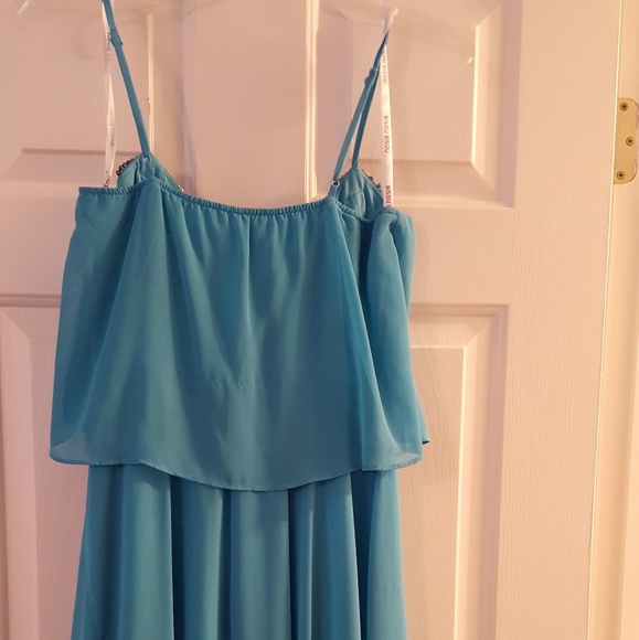 PRICE DROP ⬇️Bisou Bisou teal dress 4 - Picture 5 of 8