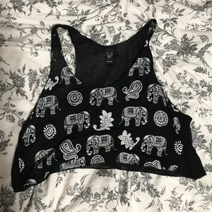 Elephant crop top