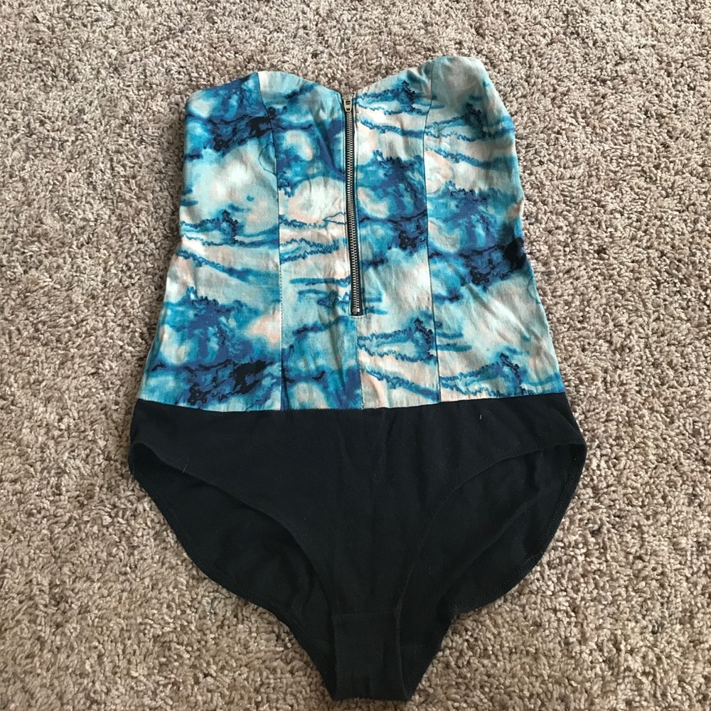 Strapless romper!
