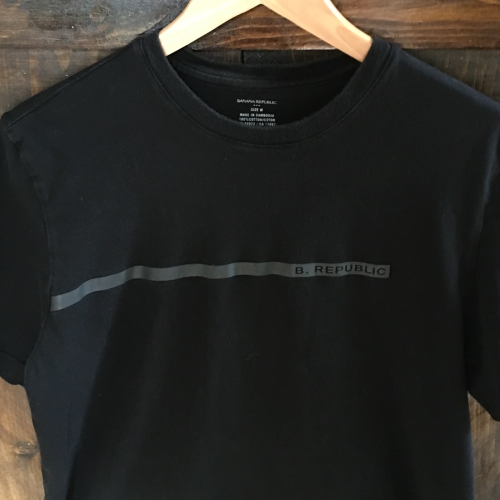 Banana Republic Black Shirt with Logo