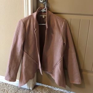 Cabi wool open drape jacket