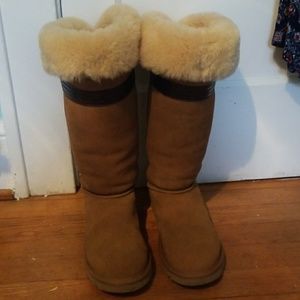 Ugg leather Bow tall boots