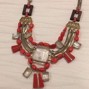 Loft Tribal inspired statement necklace