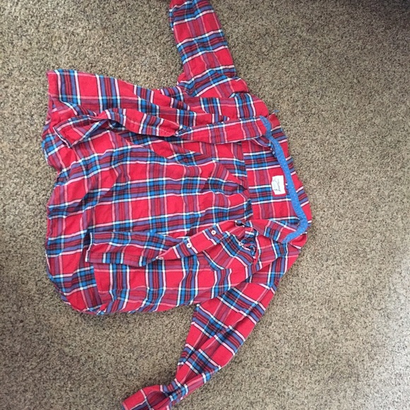 Red White and Blue flannel - Picture 1 of 2