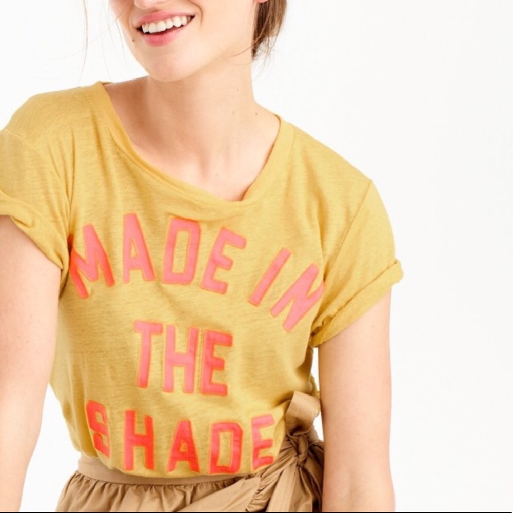 J.CREW LINEN TEE
