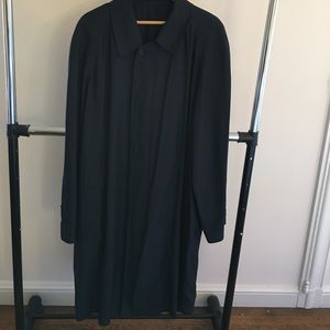 Men’s silk travel raincoat (Navy Blue)