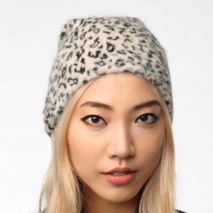 Urban Outfitters Leopard Beanie