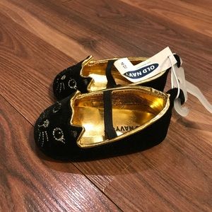 Cat Face Crib Shoes for Little Girls