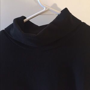 Large Black Turtleneck!
