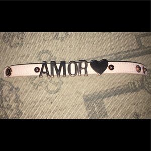 BCBG Affirmation Cuff Bracelet AMOR 💗