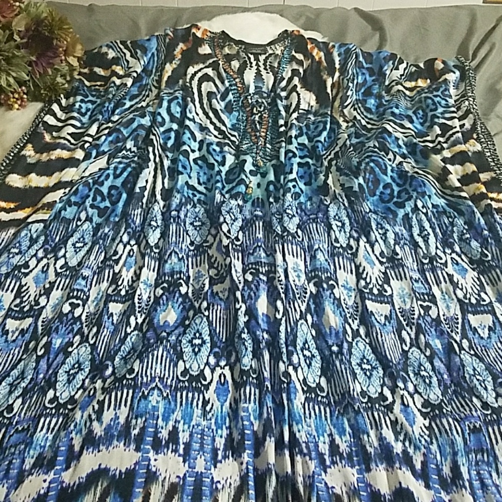Long kaftan dress Beach cover up