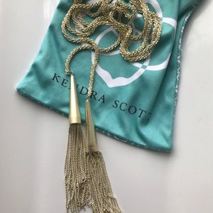Kendra Scott Phara necklace in gold