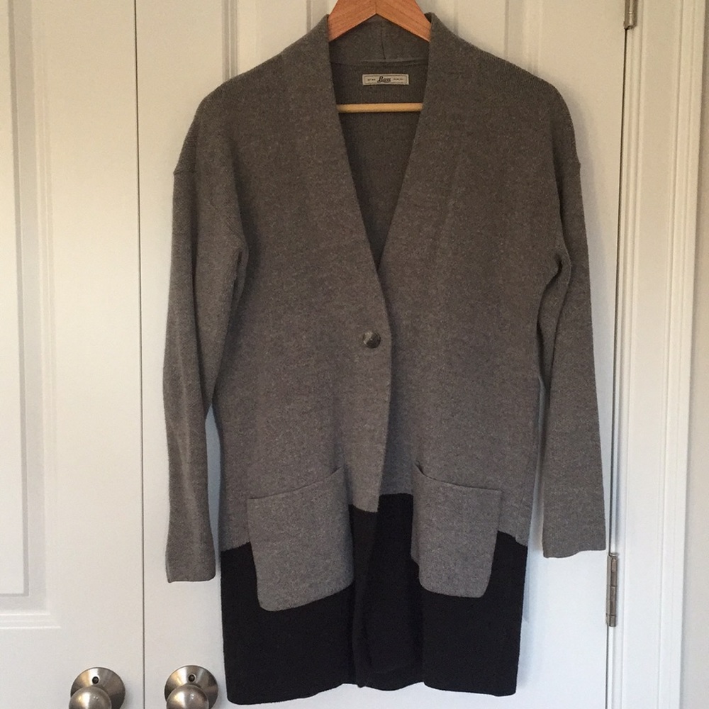 Colorblock Cardigan / Sweater Jacket