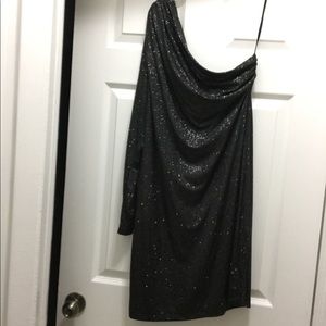 Glitter off shoulder Party dress