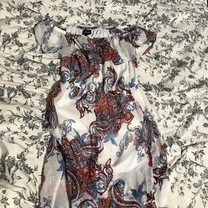 Off shoulder maxi dress