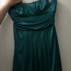 Teal homecoming dress