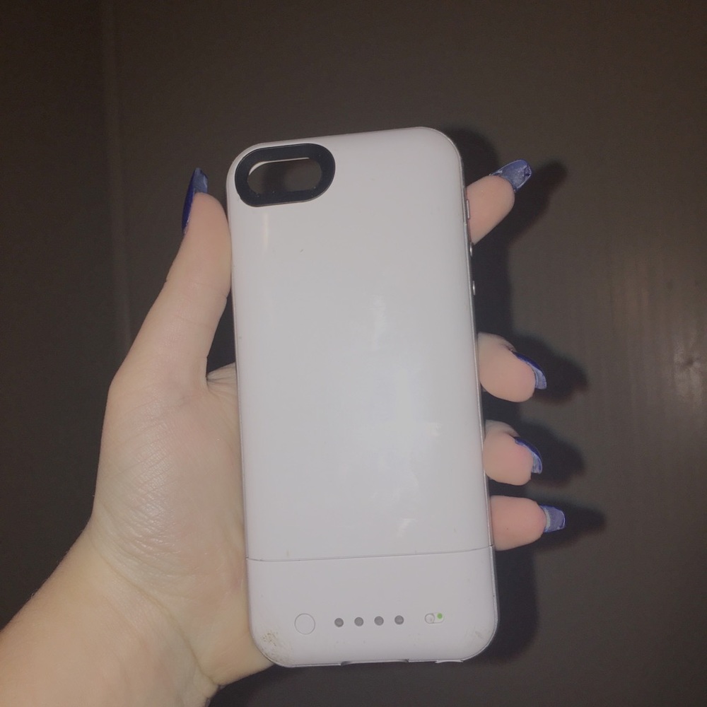 iphone 5/5s/SE mophie white case