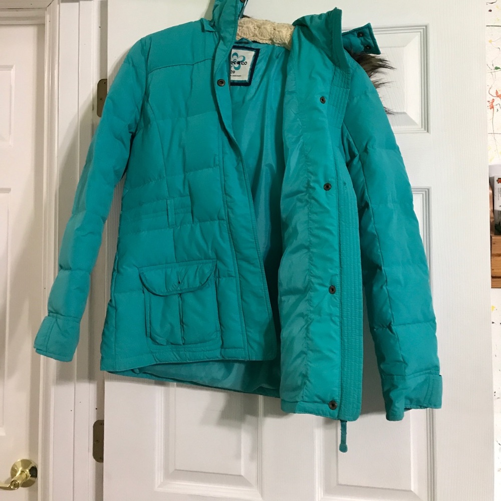 Blue winter jacket