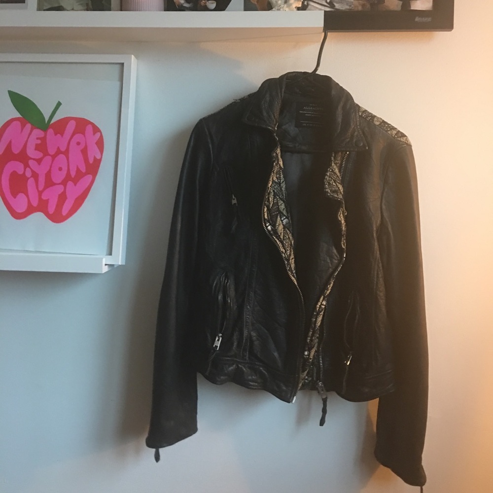 BRAND NEW Allsaints leather jacket