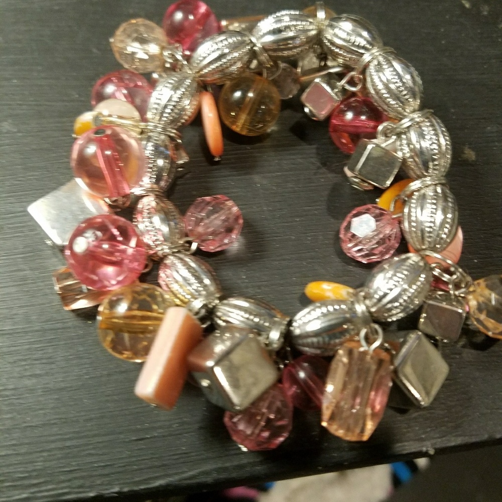 Hanging needed bracelet
