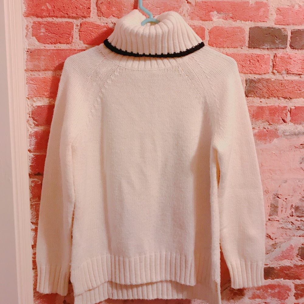 White Turtle neck sweater