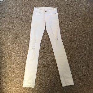 White jeans
