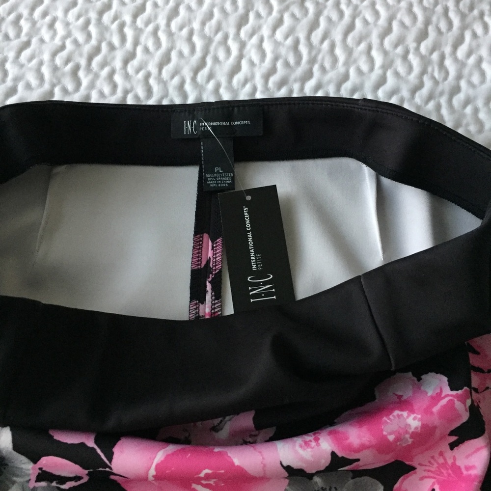 🆕 INC International Petite scuba Pencil Skirt PL - Picture 4 of 5