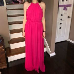 Beautiful hot pink gown/ dress