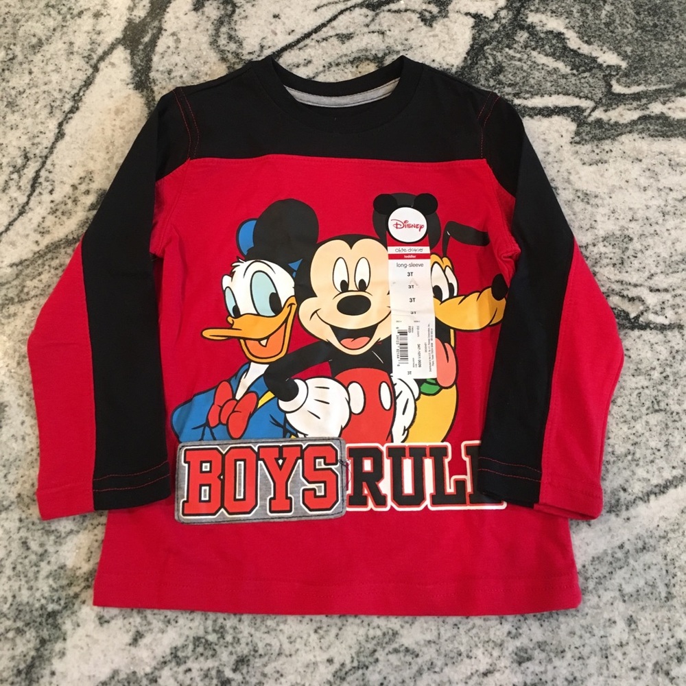 Mickey & Pals Long Sleeve Shirt BNWT