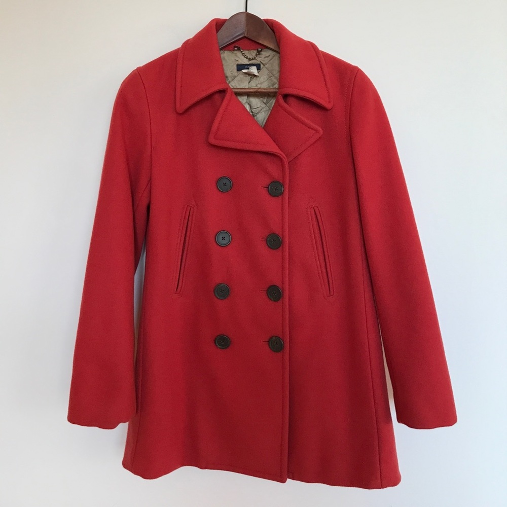 J. Crew wool pea coat