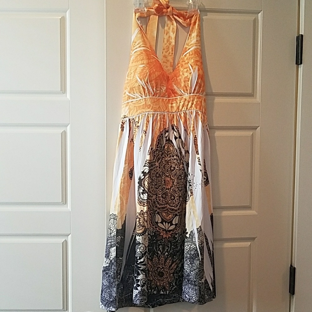 🍌Halter embellished dress🍌