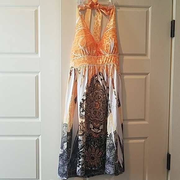 🍌Halter embellished dress🍌 - Picture 1 of 3