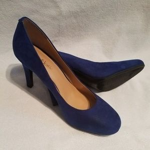 Katie and Kelly - Dark Cobalt Pumps