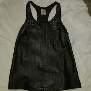 Rozae by Rozae Nichols 100% Leather Top