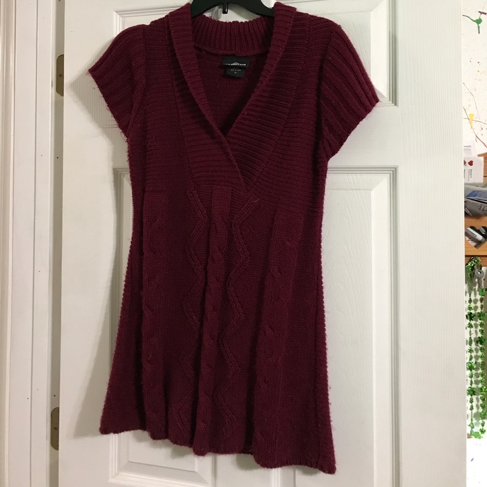 Maroon tunic
